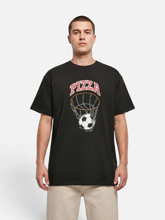 Remera Pizza Champs Negro
