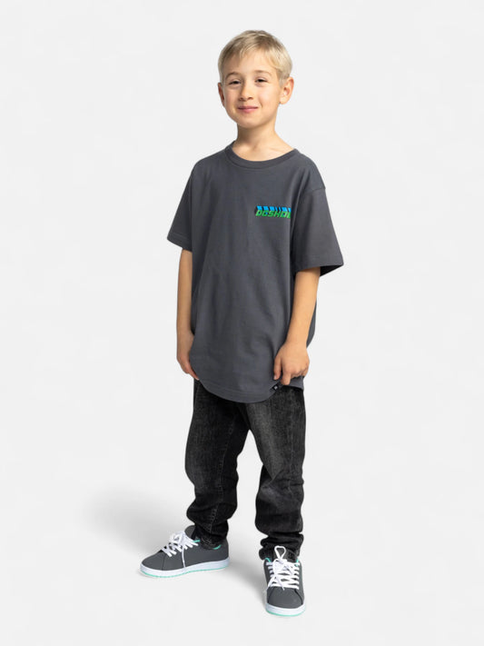 Remera DC Niño Pile Up Gris