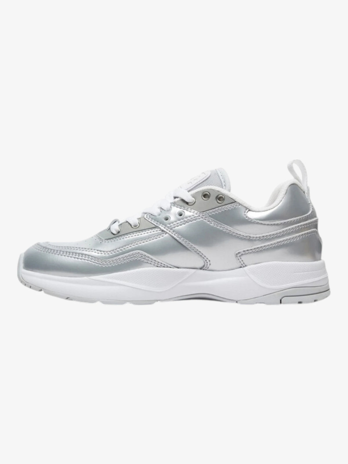 Zapatillas Dc E Tribeka Se Mujer Plata Metalico - Indy