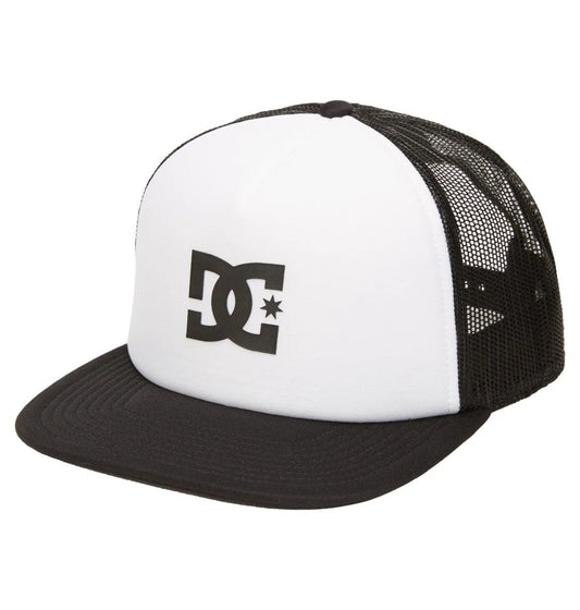 Gorra Dc Gas Station Trucker Negro Blanco