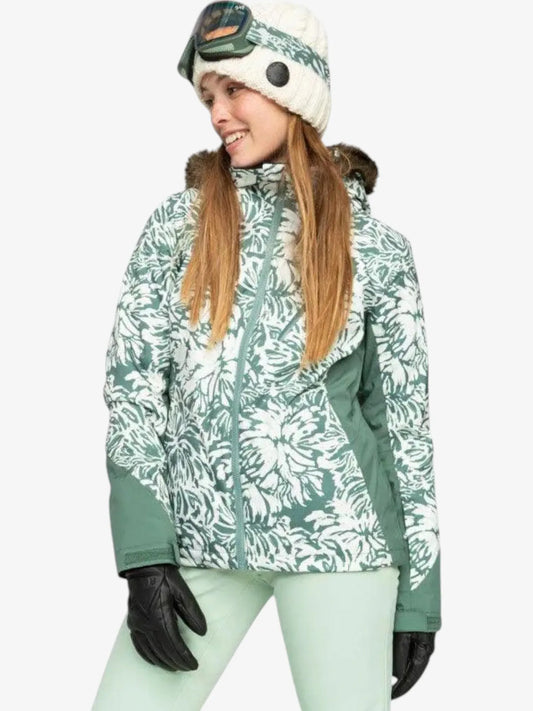 Campera Roxy Snow Jet Ski Premium Verde