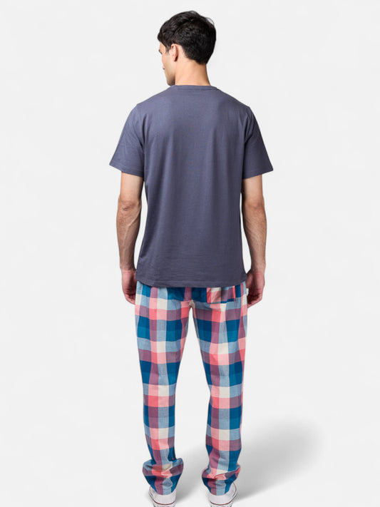 Pantalon Elepants 133 Poplin Beige Azul Rojo
