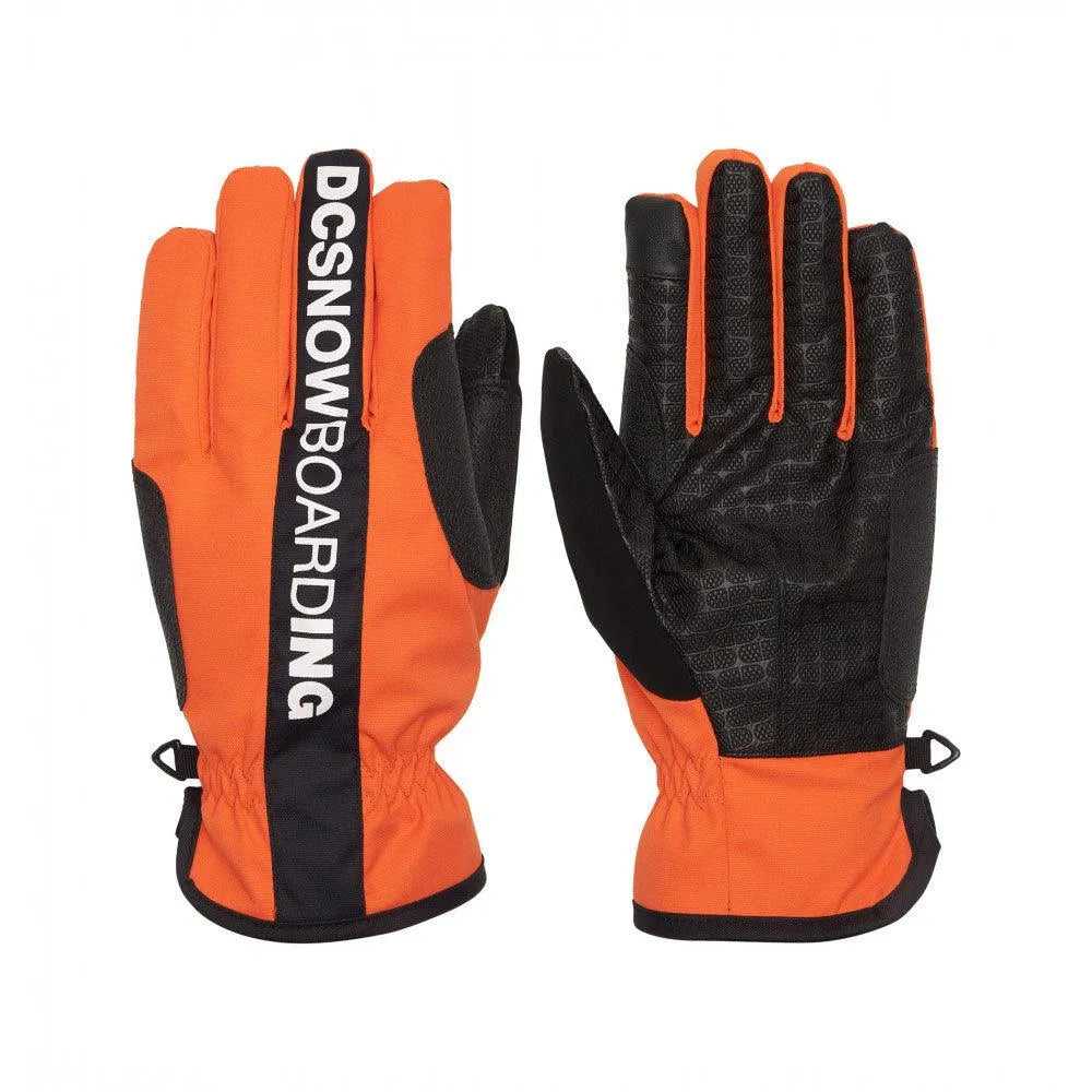 Guantes Dc Snow Salute Naranja Negro - Indy