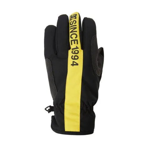 Guantes Snow Dc Salute Negro Amarillo - Indy