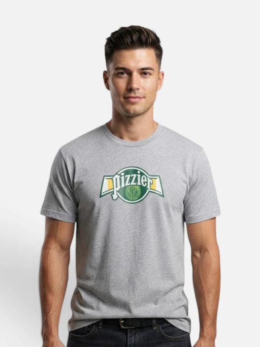 Remera Pizza Pizzier Gris Melange