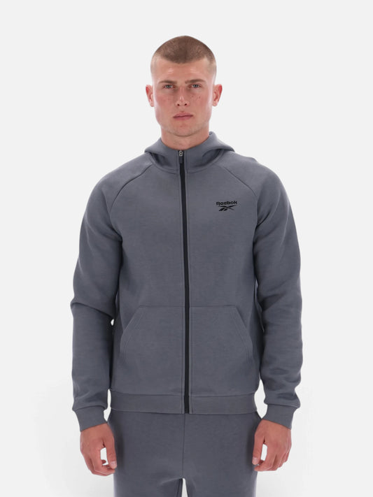 Buzo Reebok Core Zip Through Hoody - Gris 5