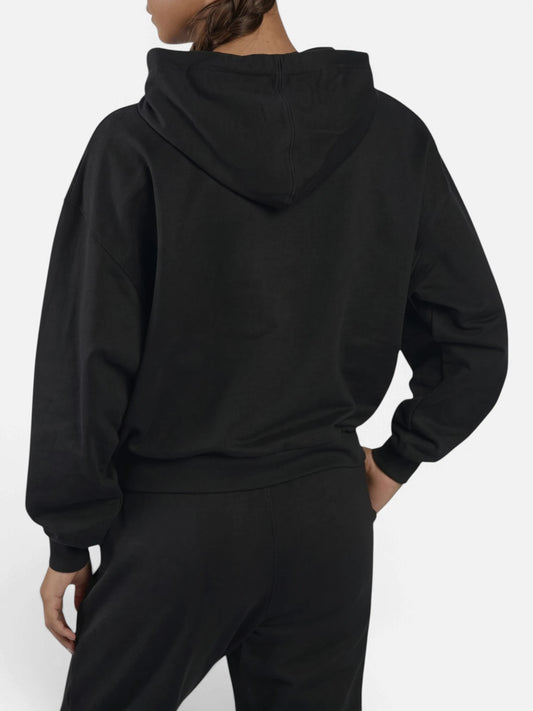 Buzo Reebok Satin Logo Hoodie - Negro