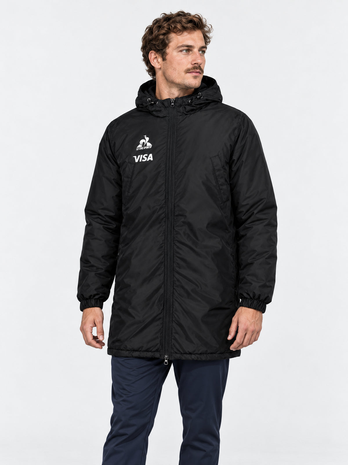 Campera Parka Le Coq Sportif Pumas Training M Negro — vista principal