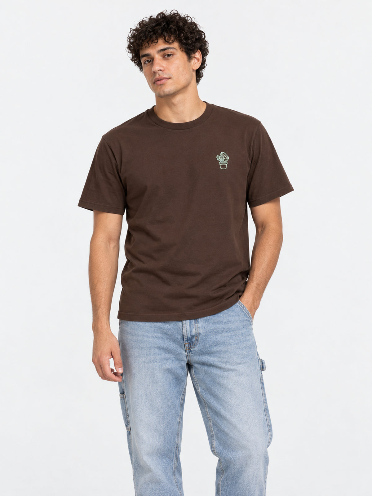Remera Converse Stick Together Tee Marron — vista principal
