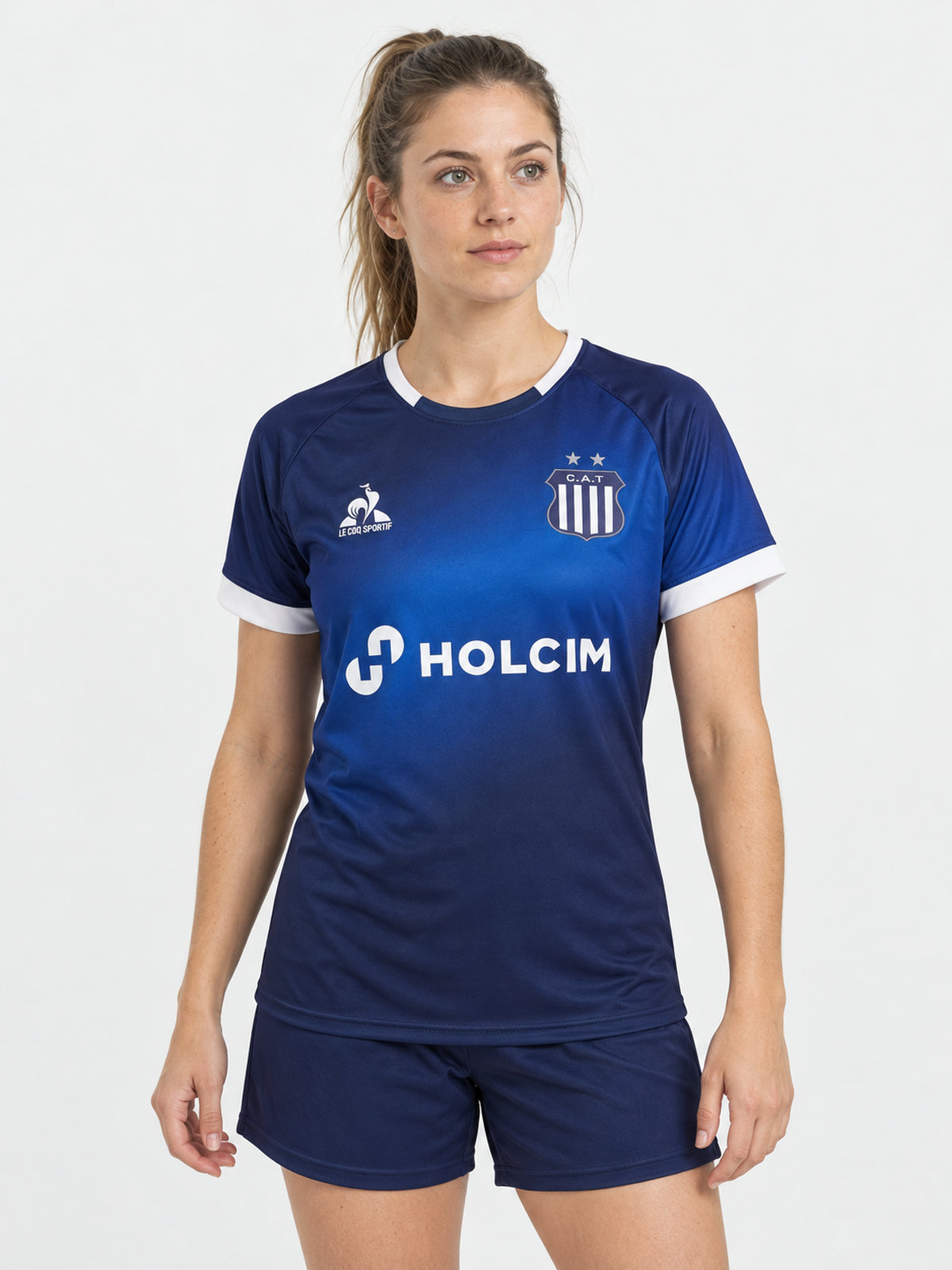 Remera Le Coq Sportif Cat De Juego Alt 1 Mujer Azul — vista principal