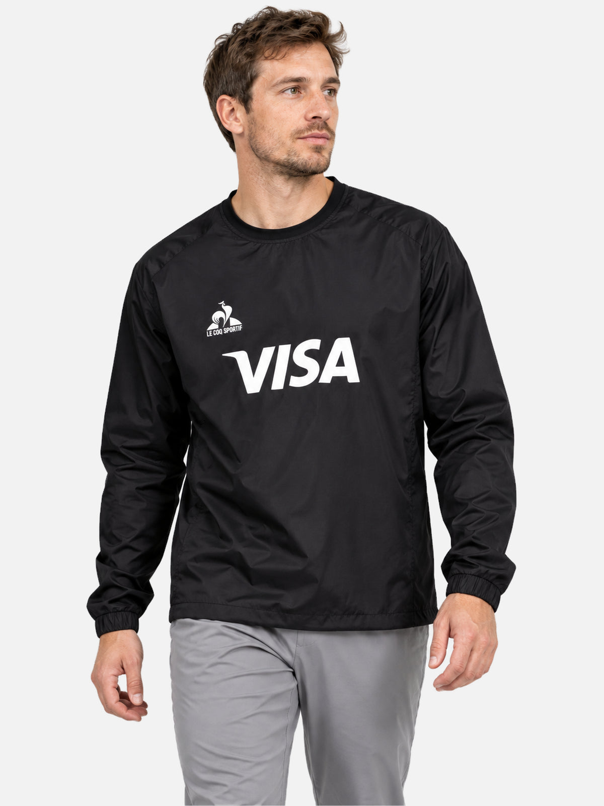 Buzo Le Coq Sportif Pumas Training Rugby Jacket M Negro — vista principal