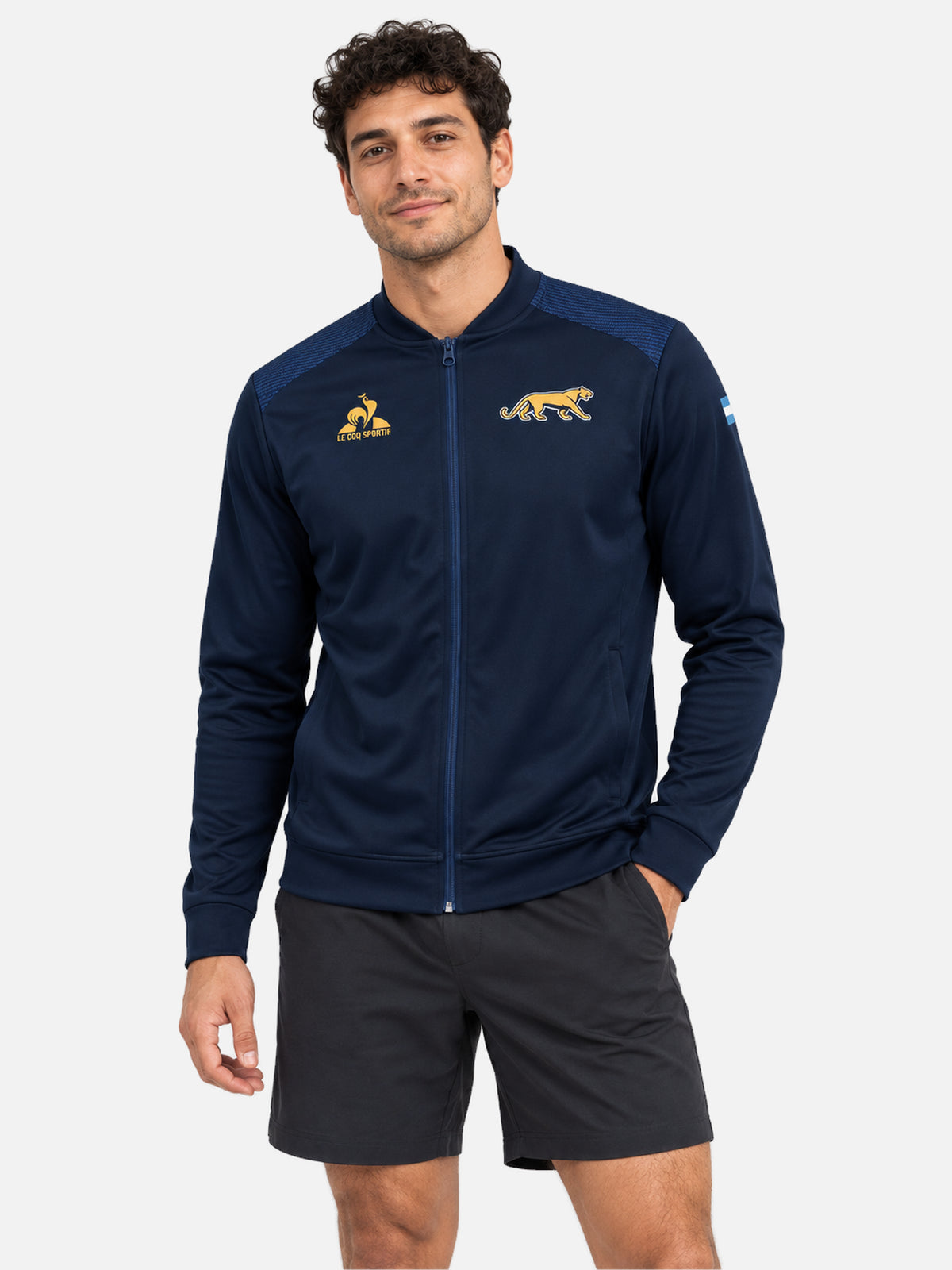Campera Le Coq Sportif Pumas Himno Fan 2024 Azul Marino — vista principal