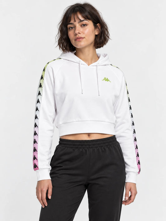 Buzo Mujer Kappa Tamas Degrade Blanco-Fuxia-Lime — vista principal