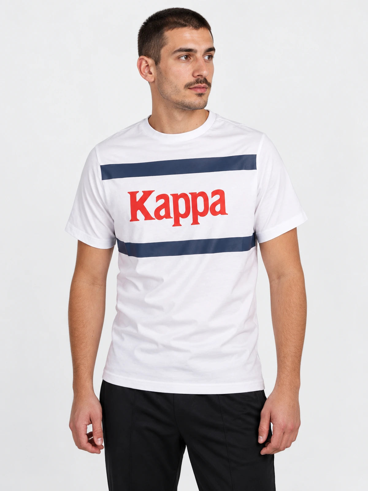 Remera Kappa Authentic Monthy Blanco — vista principal