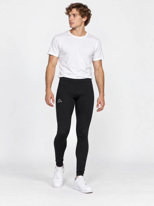 Calza Larga Kappa Termica Soccer Negro — vista principal