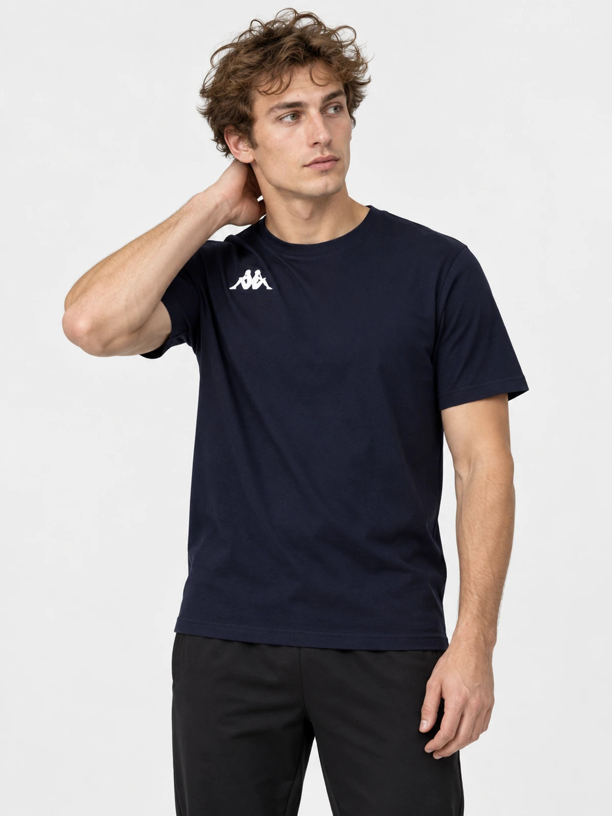 Remera Kappa Kappa4training Brizzo Violet Indigo — vista principal