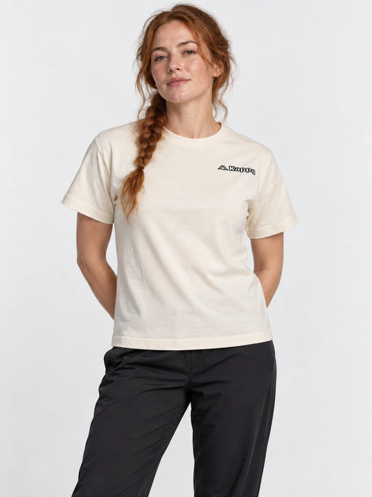 Remera Mujer Kappa Logo Egras T-Shirt Bright Blanco — vista principal