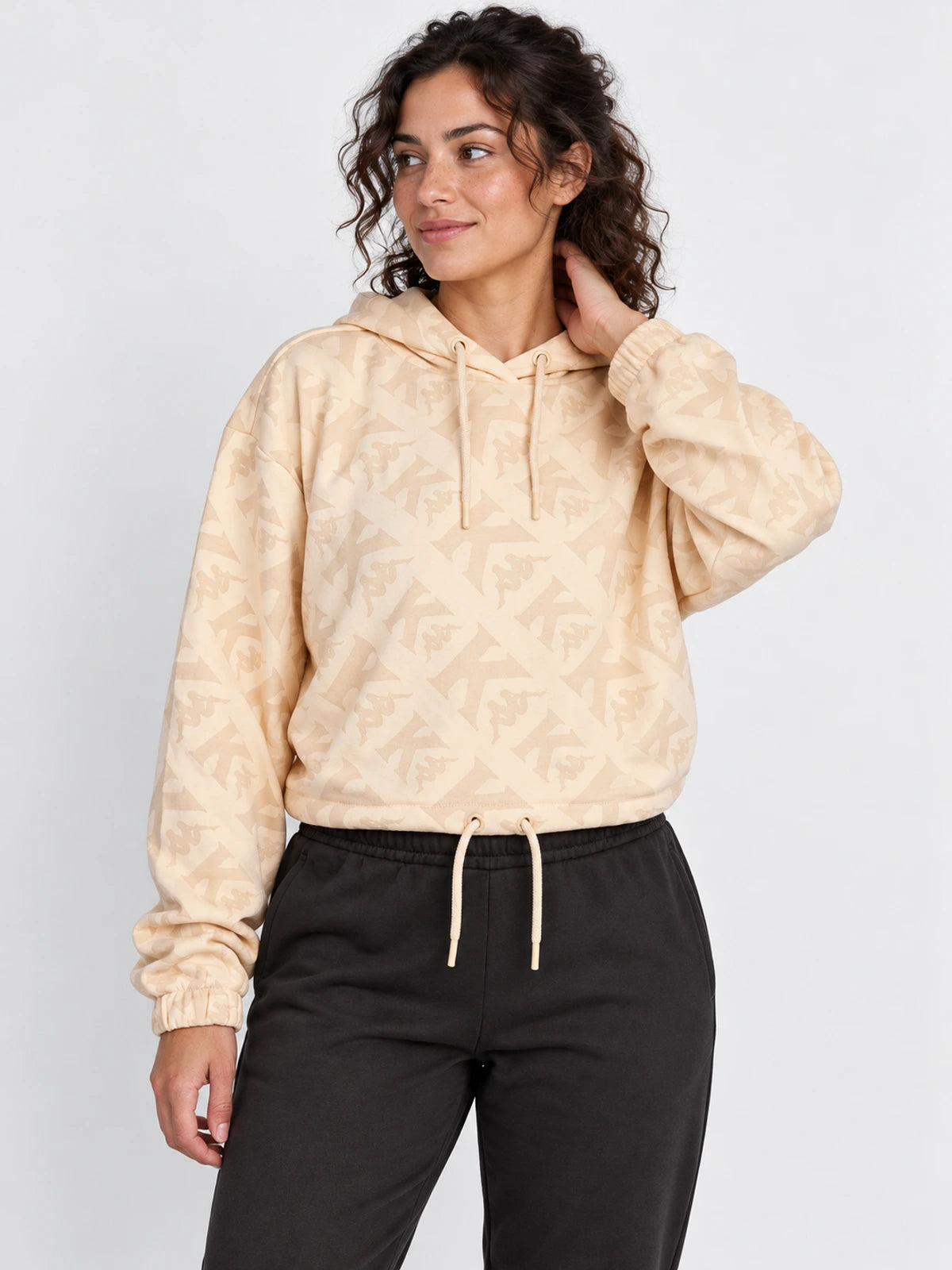 Buzo Mujer Kappa Authentic Tropp Beige Biscuit — vista principal