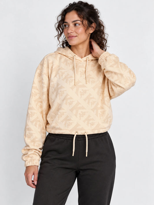 Buzo Mujer Kappa Authentic Tropp Beige Biscuit — vista principal