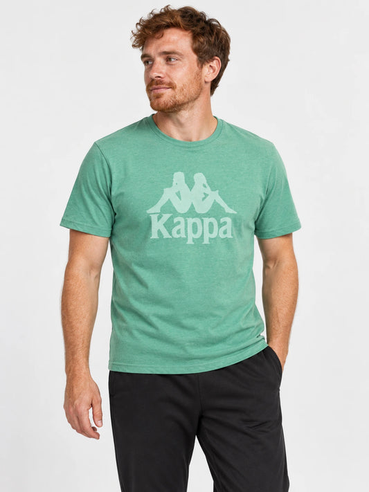 Remera Kappa Authentic Tahitix Verde Nettuno — vista principal
