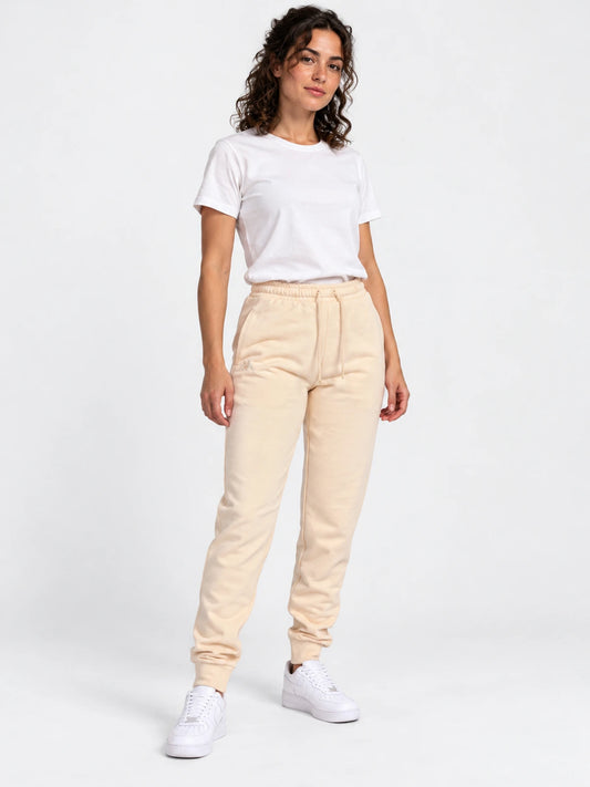 Pantalon Mujer Kappa Authentic Tariayx Beige Naturale — vista principal