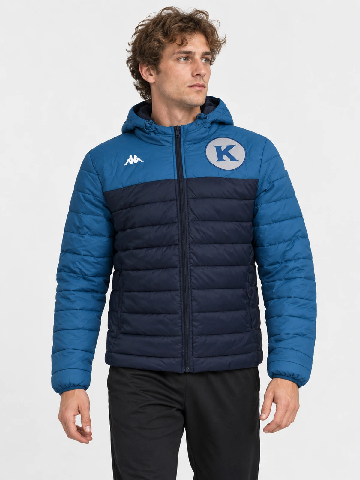 Campera Kappa Lamezio Futbol Violet — vista principal