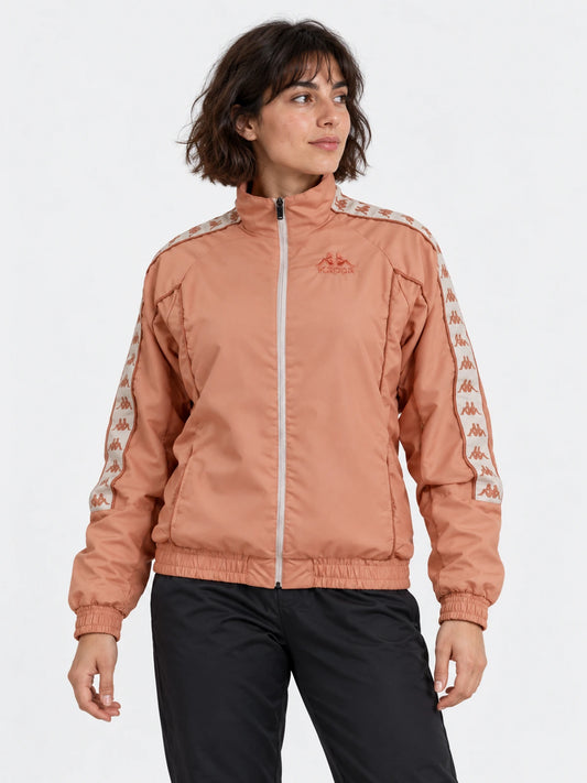 Campera Kappa 222 Banda Jacket Mujer Rosa — vista principal