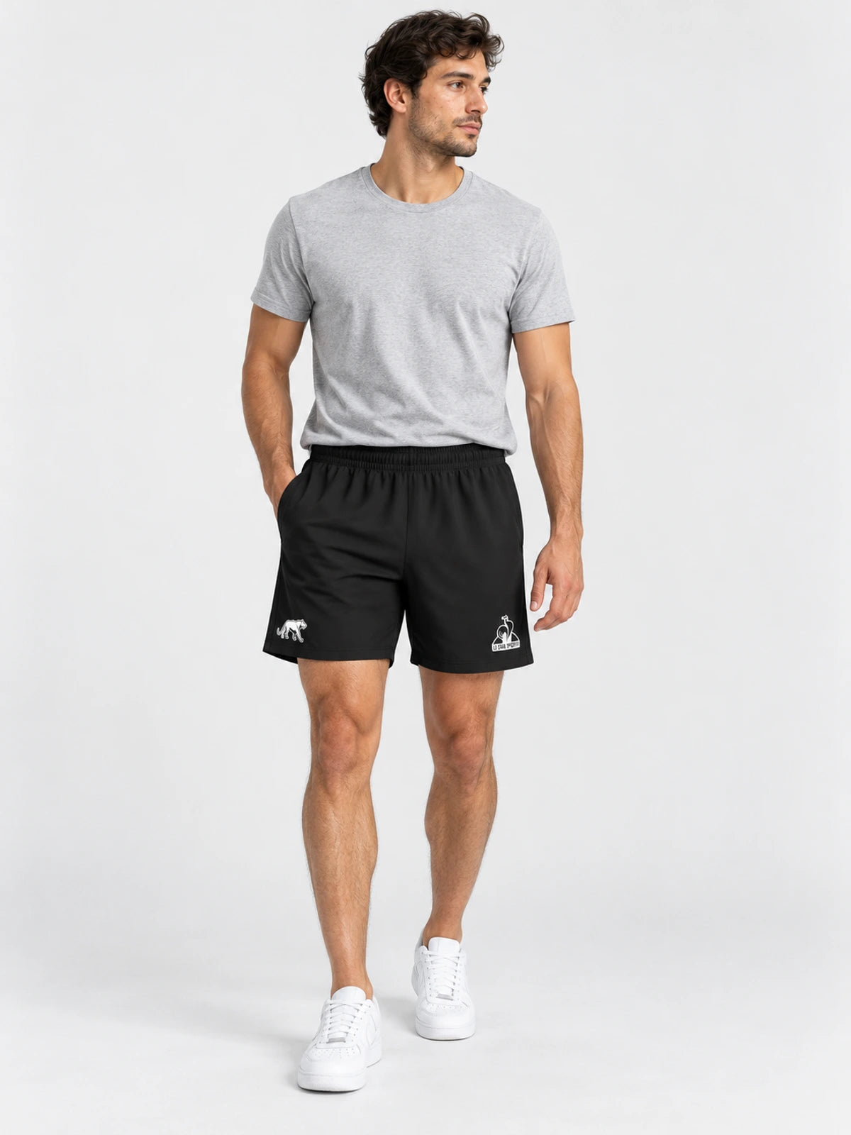 Short Le Coq Sportif Pumas Xv Pro 24 N°2 M Negro — vista principal