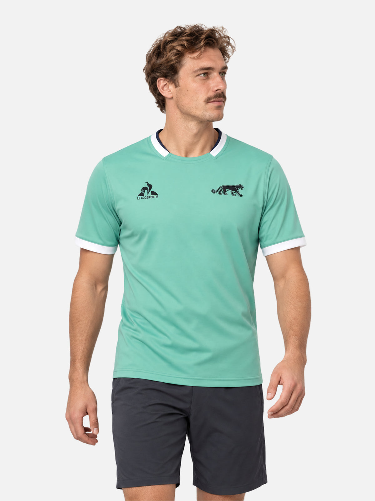 Camiseta Le Coq Sportif Pumas Maillot Entrai. Ss N°3 M C Aqua — vista principal