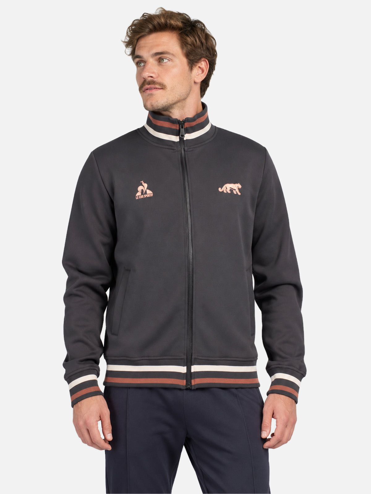Campera Le Coq Sportif Pumas Zip Jacket Gris — vista principal