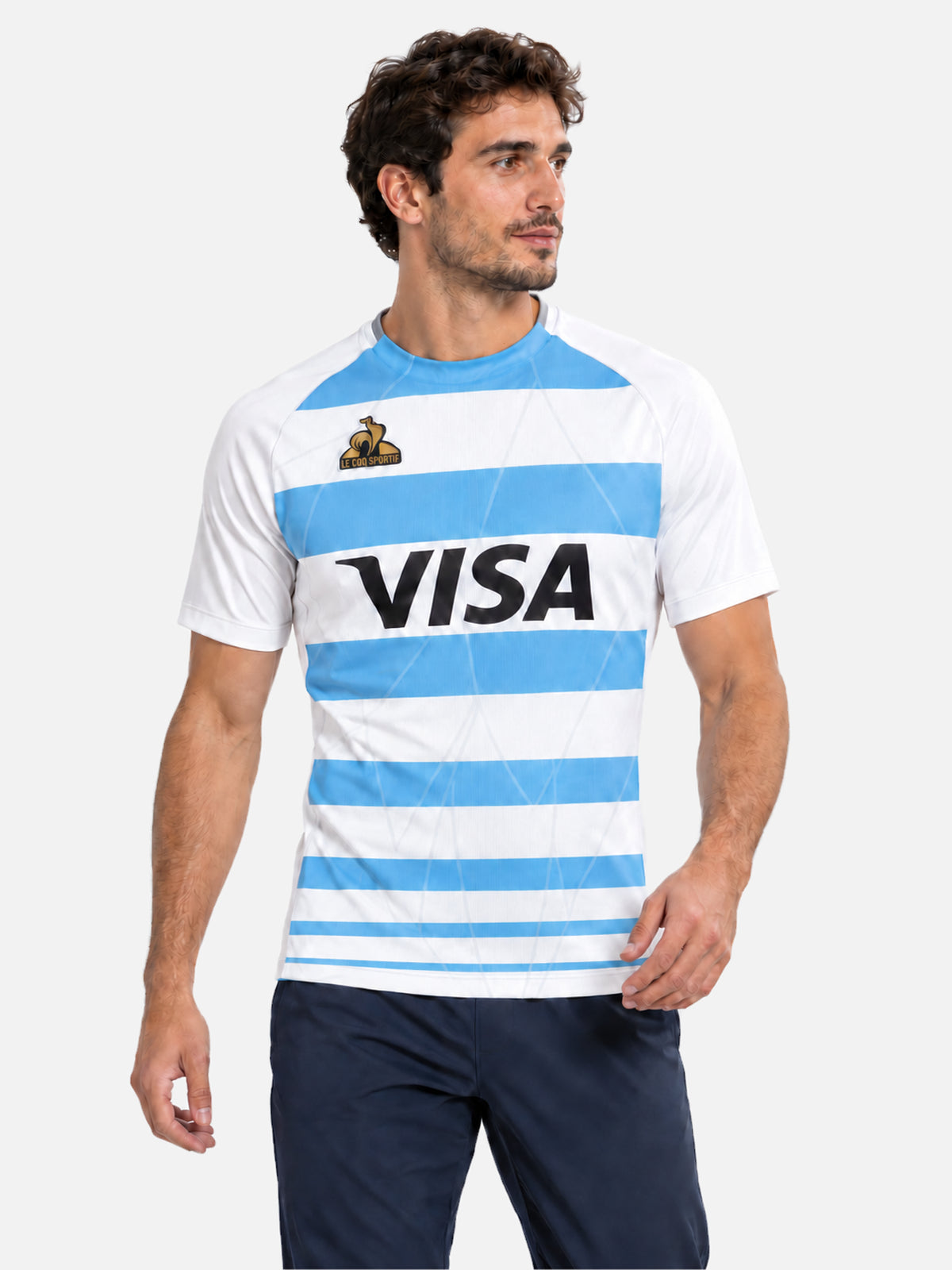 Remera Le Coq Sportif Pumas Others Maillot Match 24 Sp Celeste — vista principal