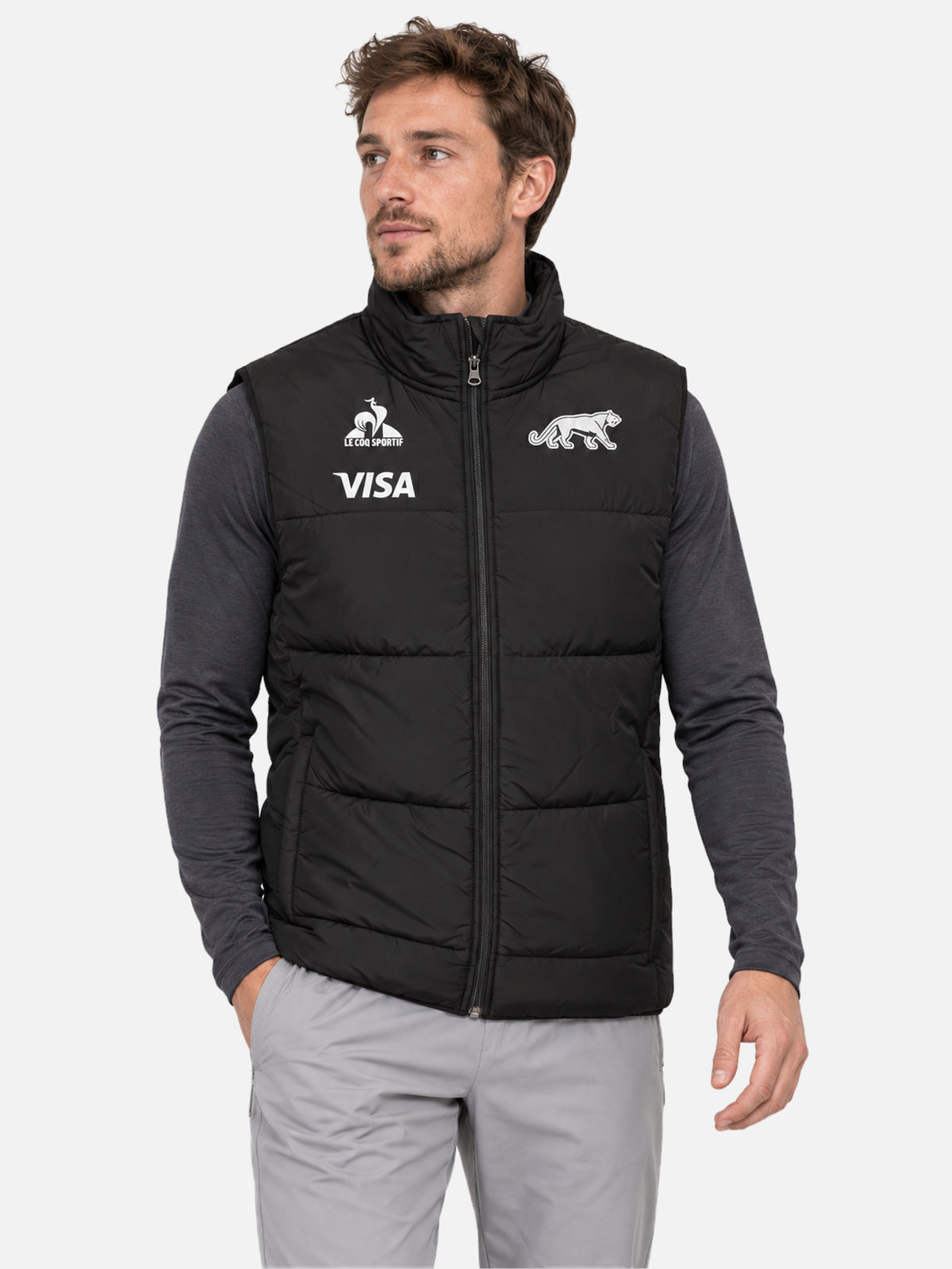 Campera Le Coq Sportif Pumas Training Doudoune Sl M Negro — vista principal