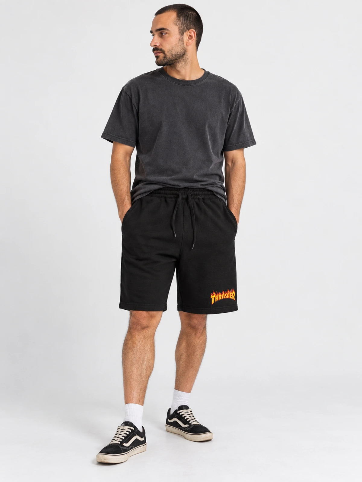 Bermuda Thrasher Flame Rustico Negro — vista principal
