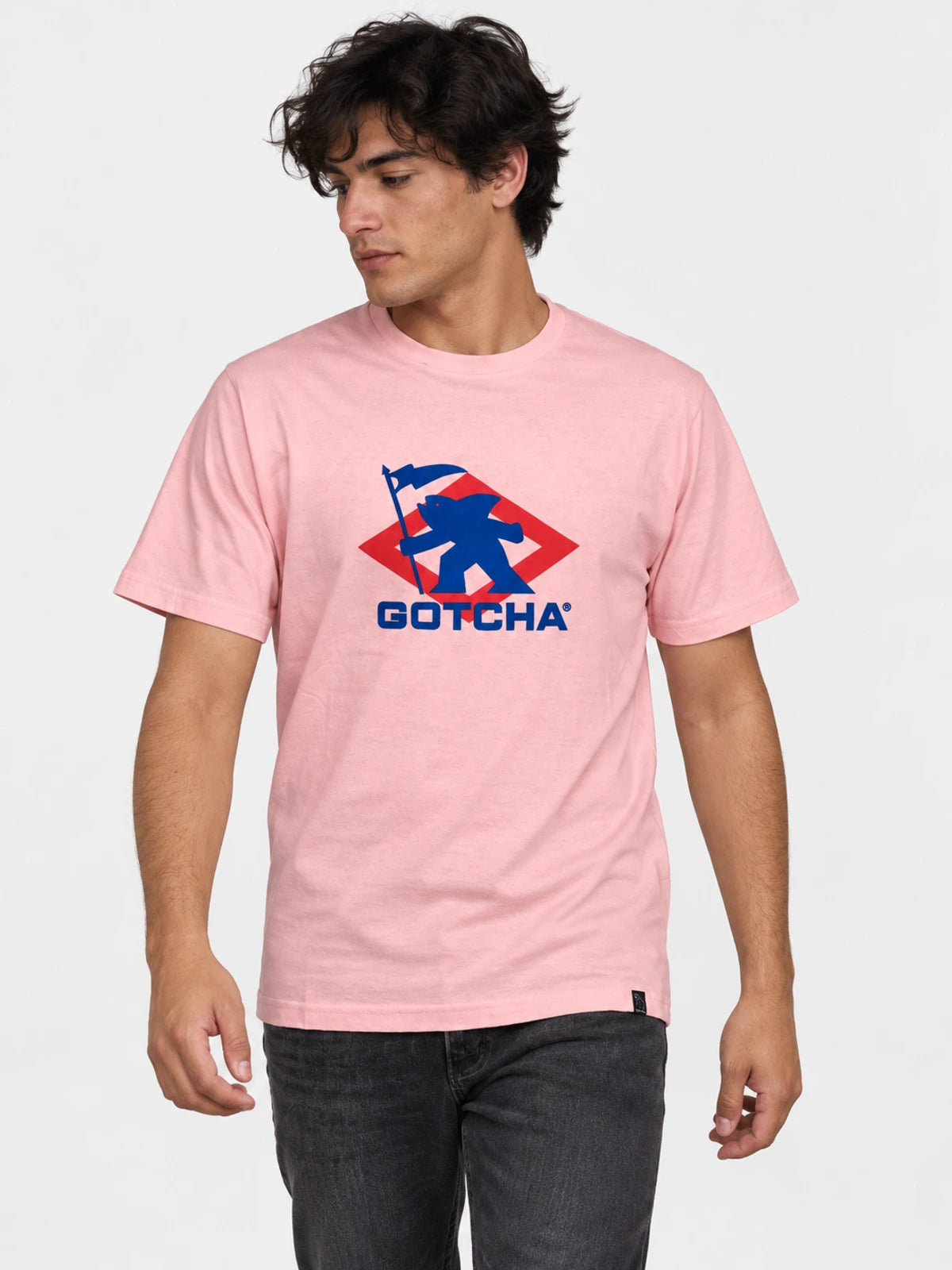 Remera Gotcha Sharkman Rosa Claro — vista principal