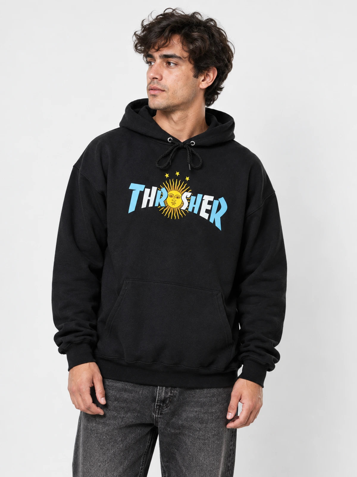 Buzo Thrasher Argentina Estrella Negro — vista principal
