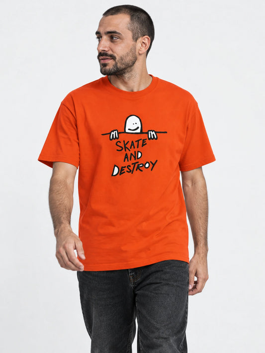 Remera Thrasher Gonzo Sad Naranja — vista principal