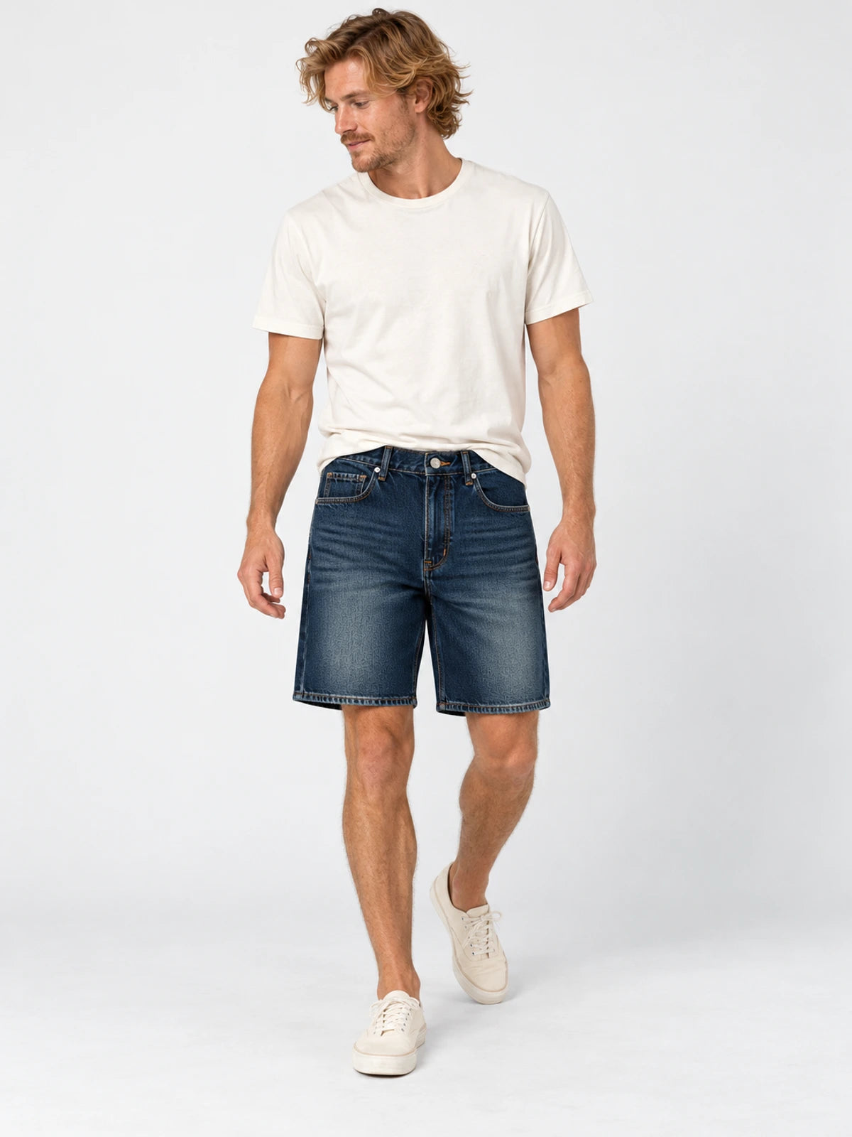 Bermuda Gotcha Dark Denim Regular Azul — vista principal