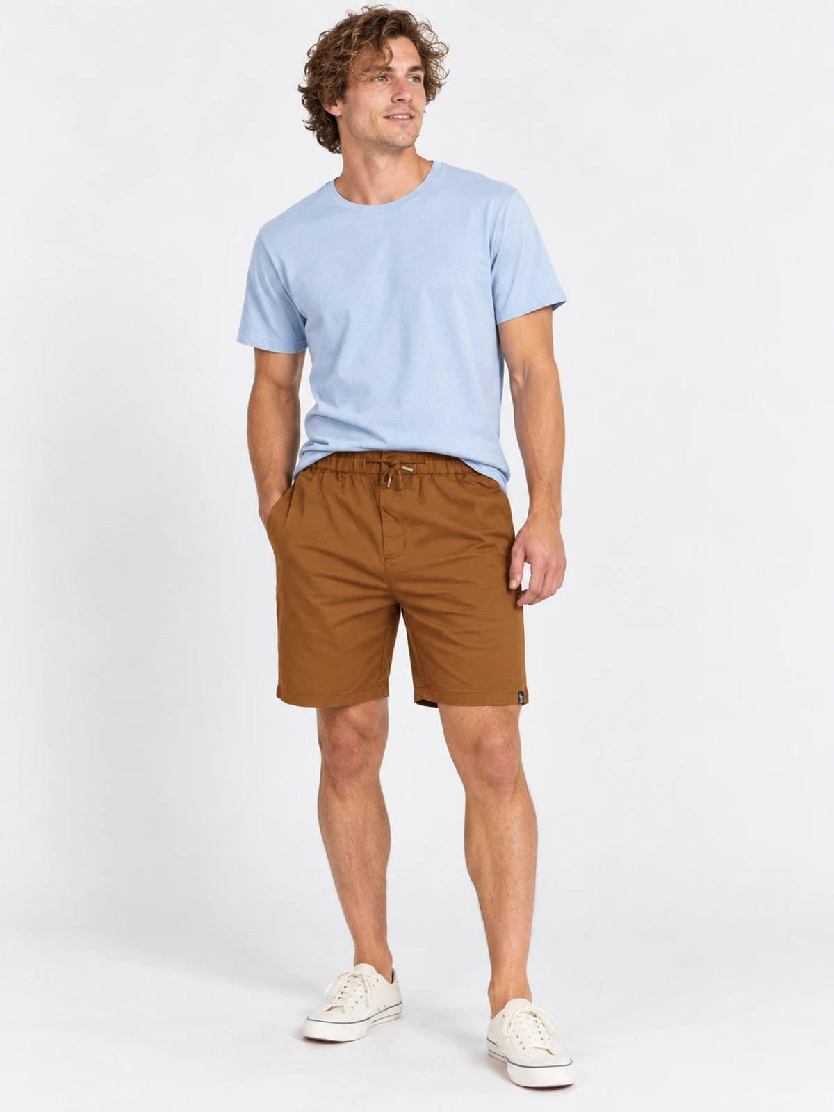 Bermuda Gotcha Sand Jogger Kaki — vista principal