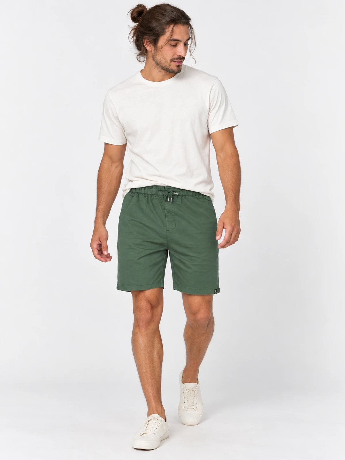 Bermuda Gotcha Sand Jogger Verde Militar — vista principal