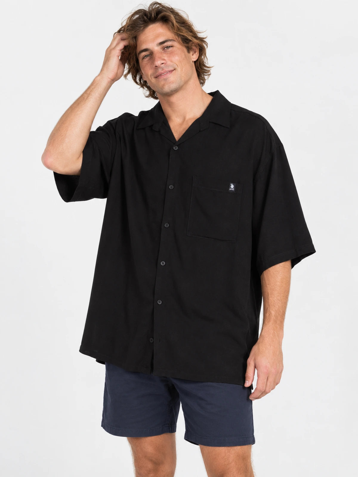 Camisa Gotcha Oversize Negro — vista principal