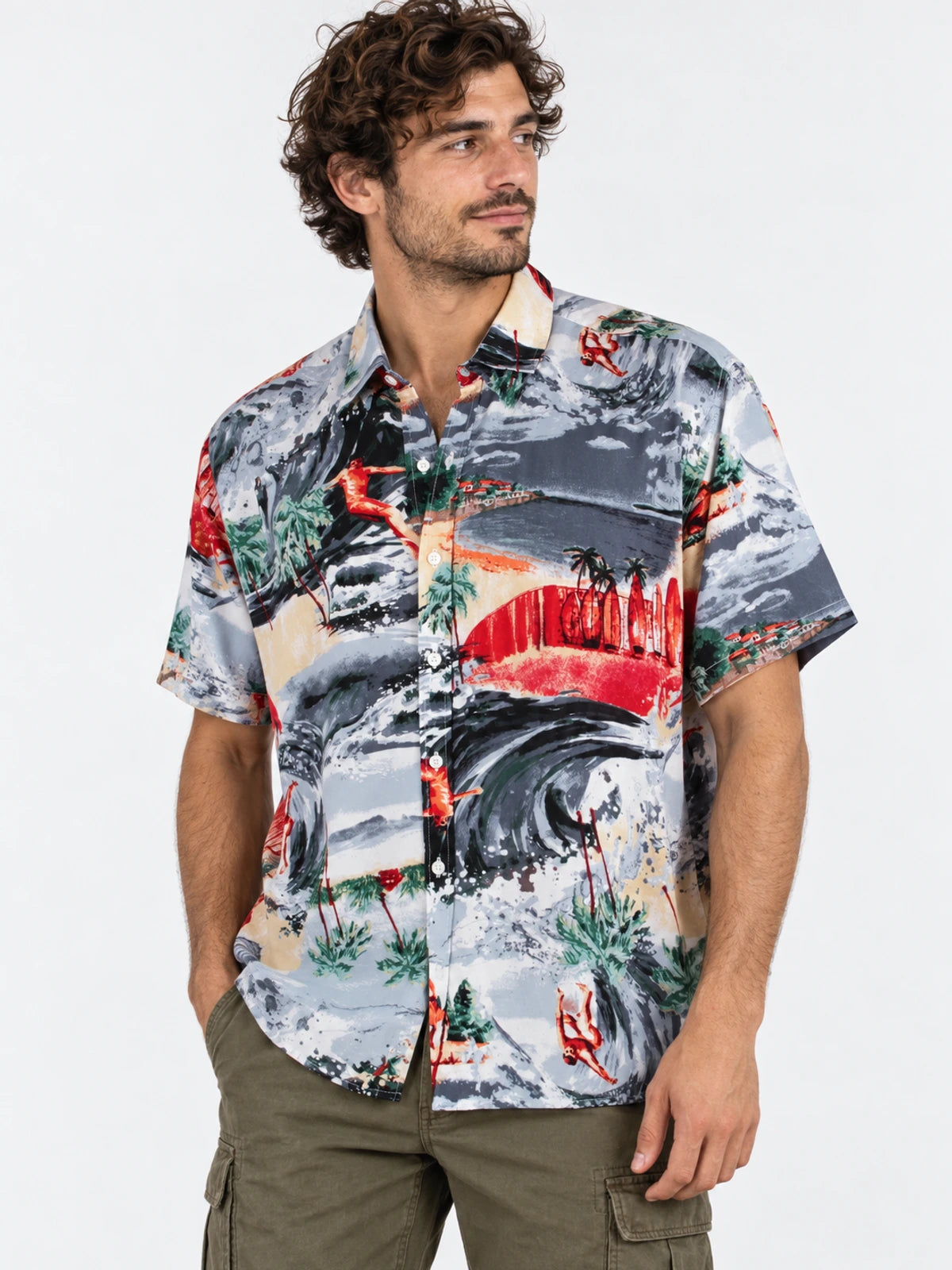 Camisa Gotcha Surfing Azul — vista principal