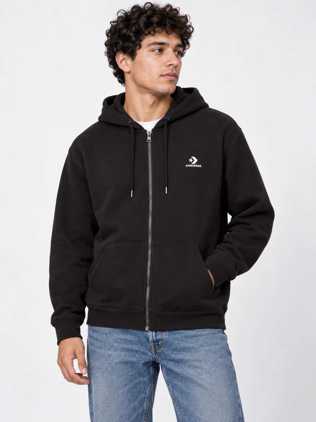 Campera Converse Nova Jacket Negro — vista principal