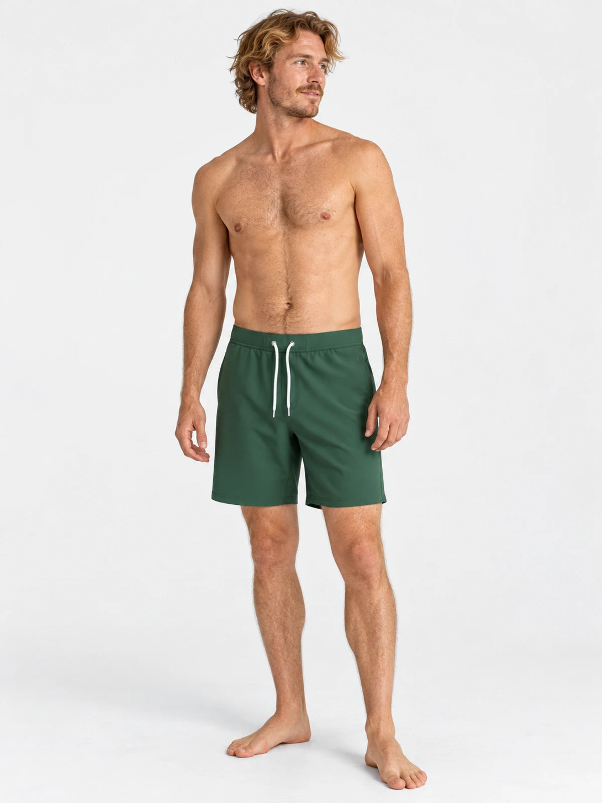 Malla Gotcha Solid Boardshort 18 Verde Militar — vista principal