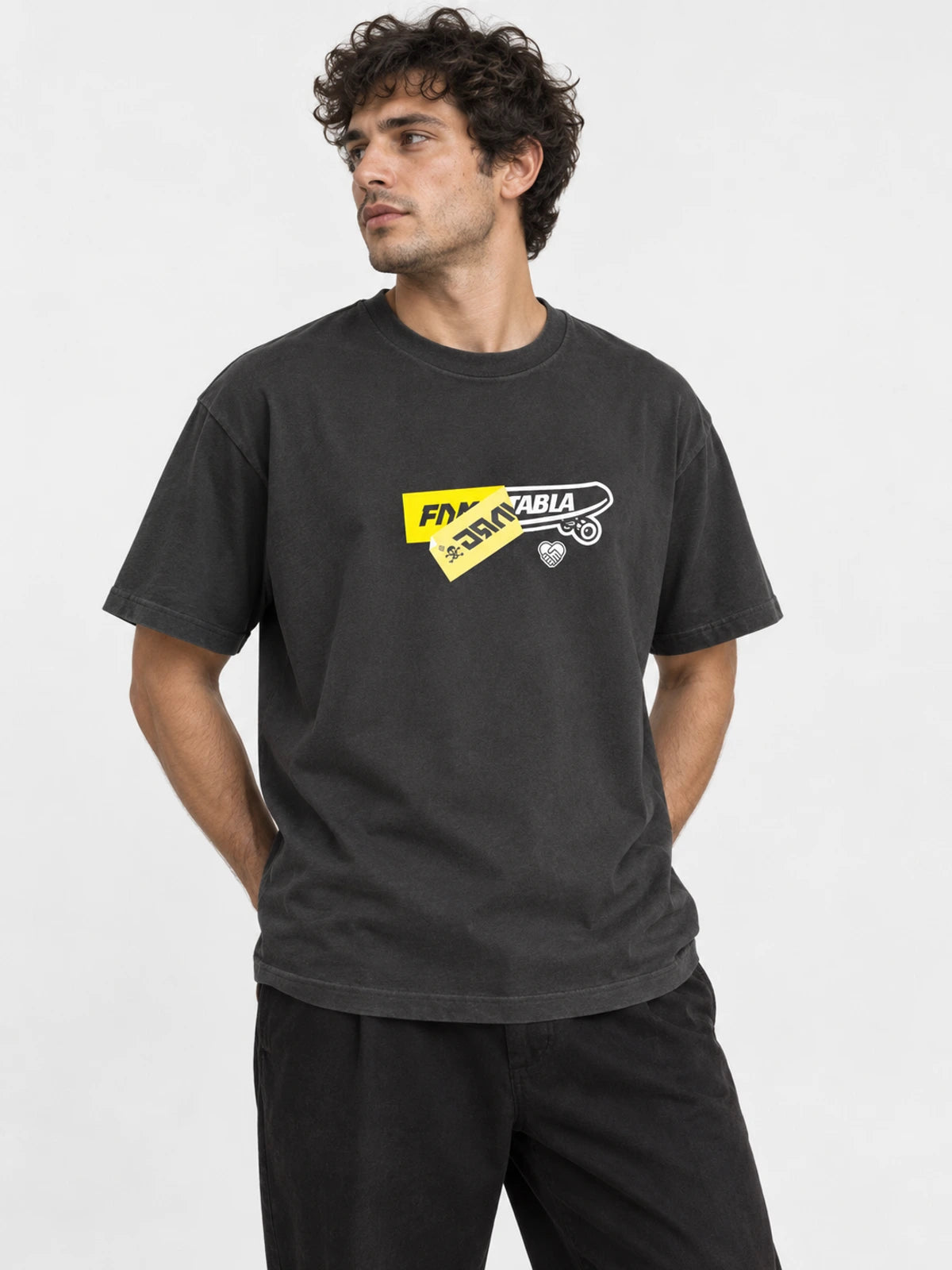 Remera Familyarg + LaTabla Stickers Gris Topo — vista principal