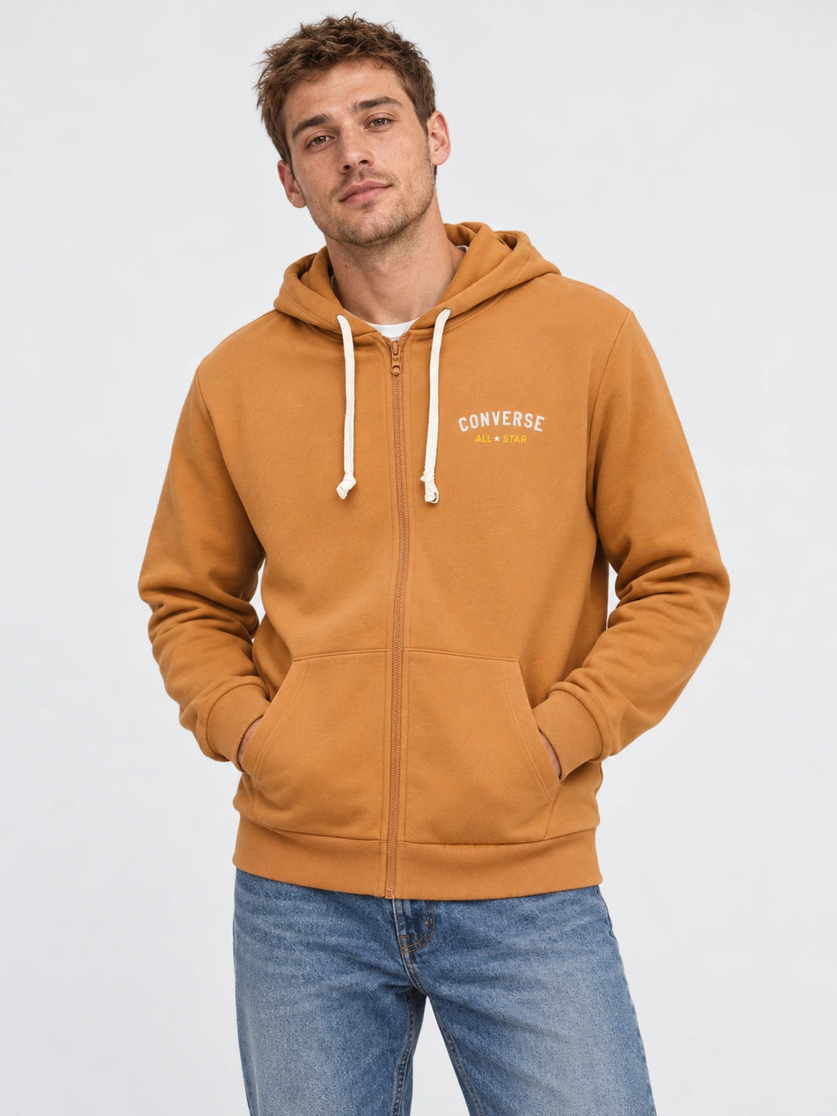 Campera Converse All Star Plain Naranja — vista principal
