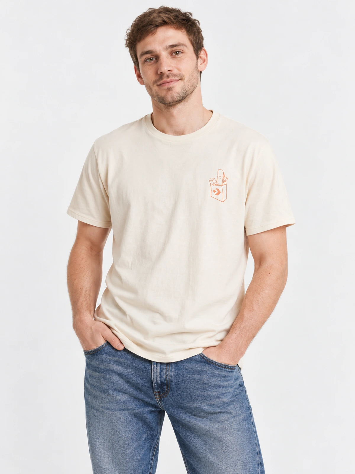 Remera Converse Groceries Crudo — vista principal