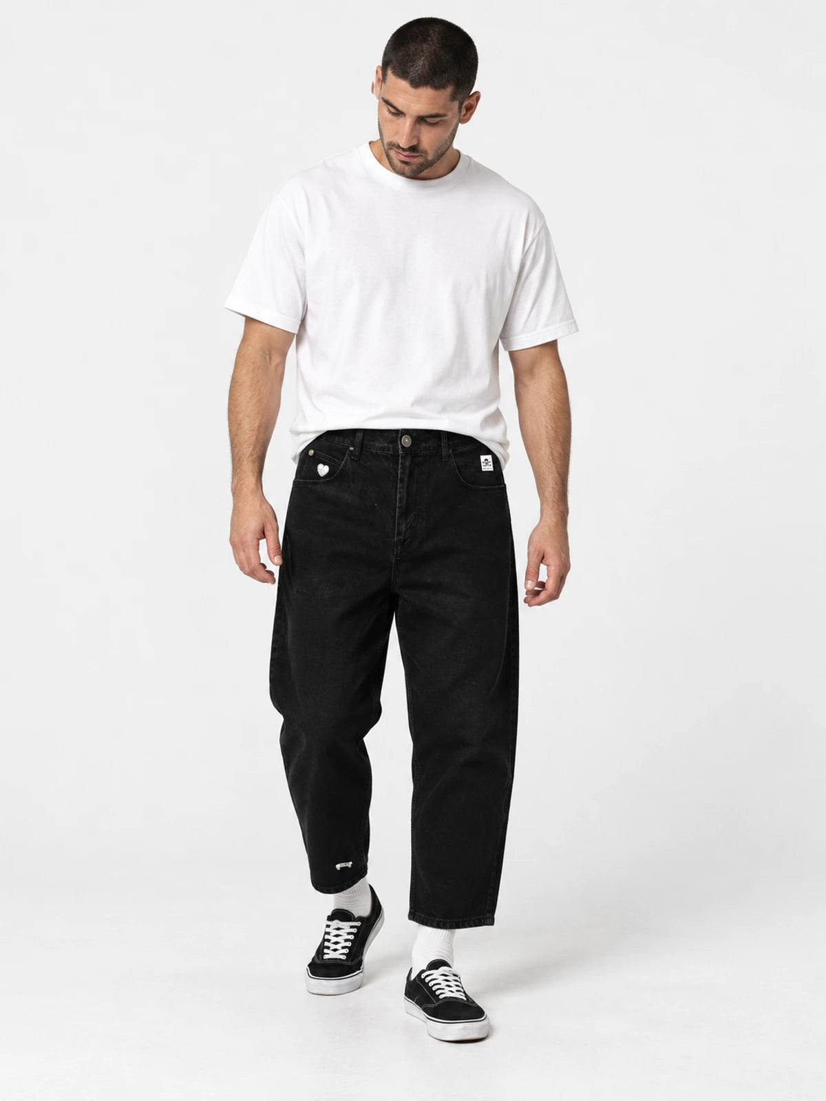 Pantalon Familyarg Luxury Cropped Negro — vista principal