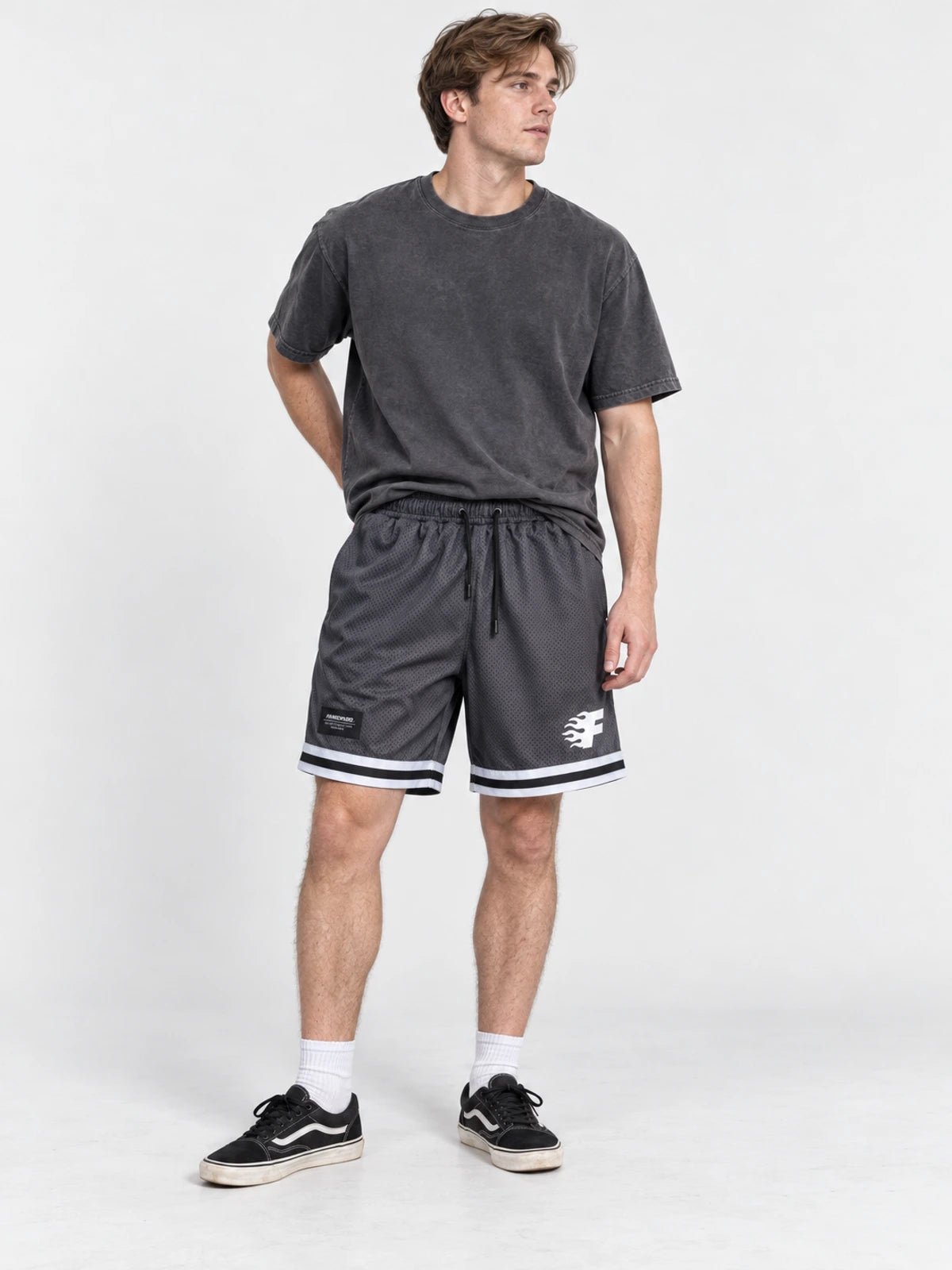 Bermuda Short Familyarg Rat Gris — vista principal