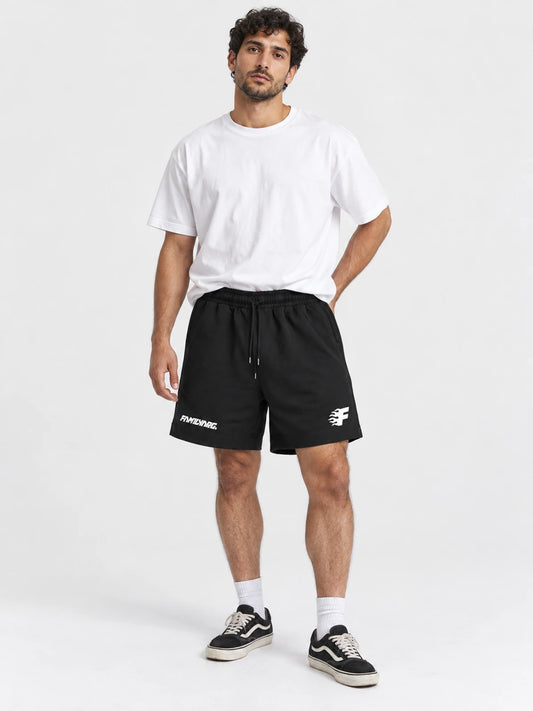 Bermuda Short Familyarg Logo 3D Negro — vista principal