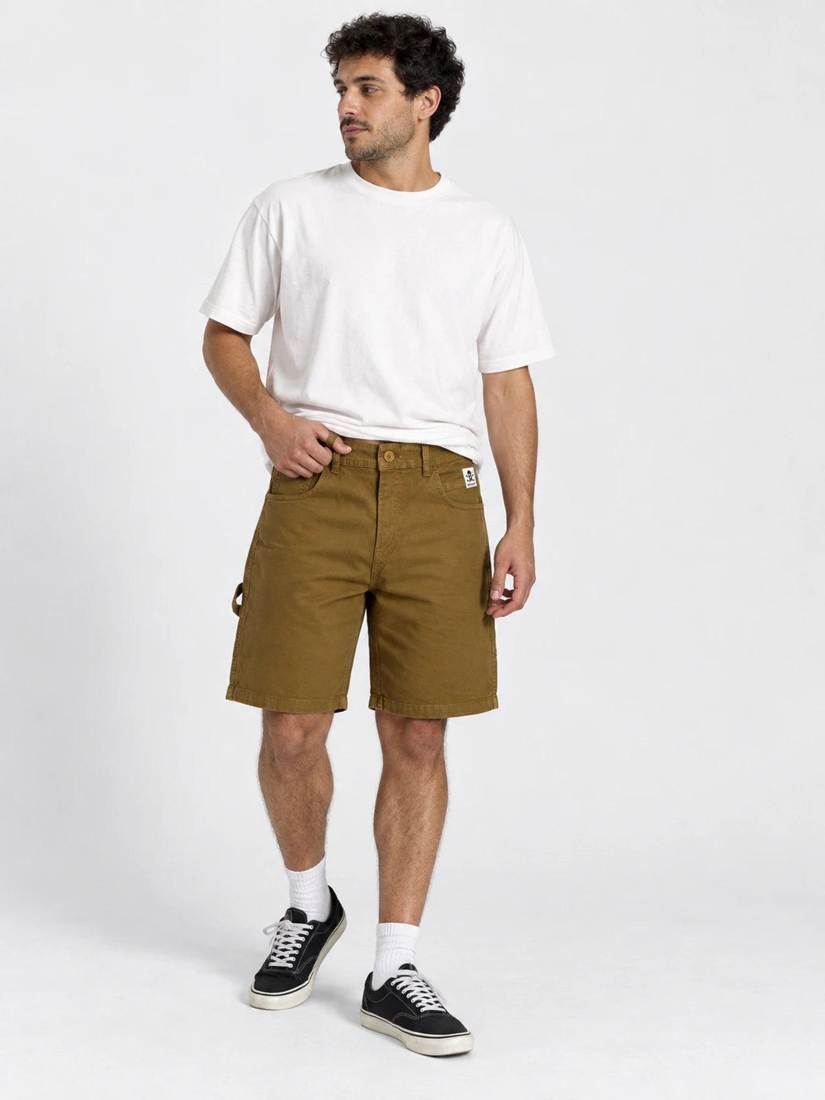 Bermuda Familyarg Big Skateshort Tostado — vista principal